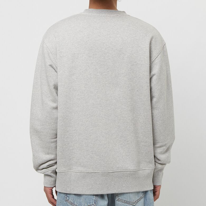 Norse Projects Arne Relaxed Organic Logo Sweatshirt light grey melange
