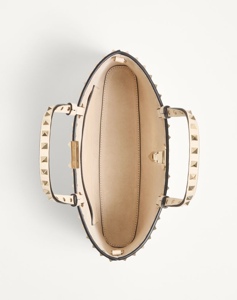 Bolsa pequena Valentino Garavani Rockstud em couro de bezerro granulado