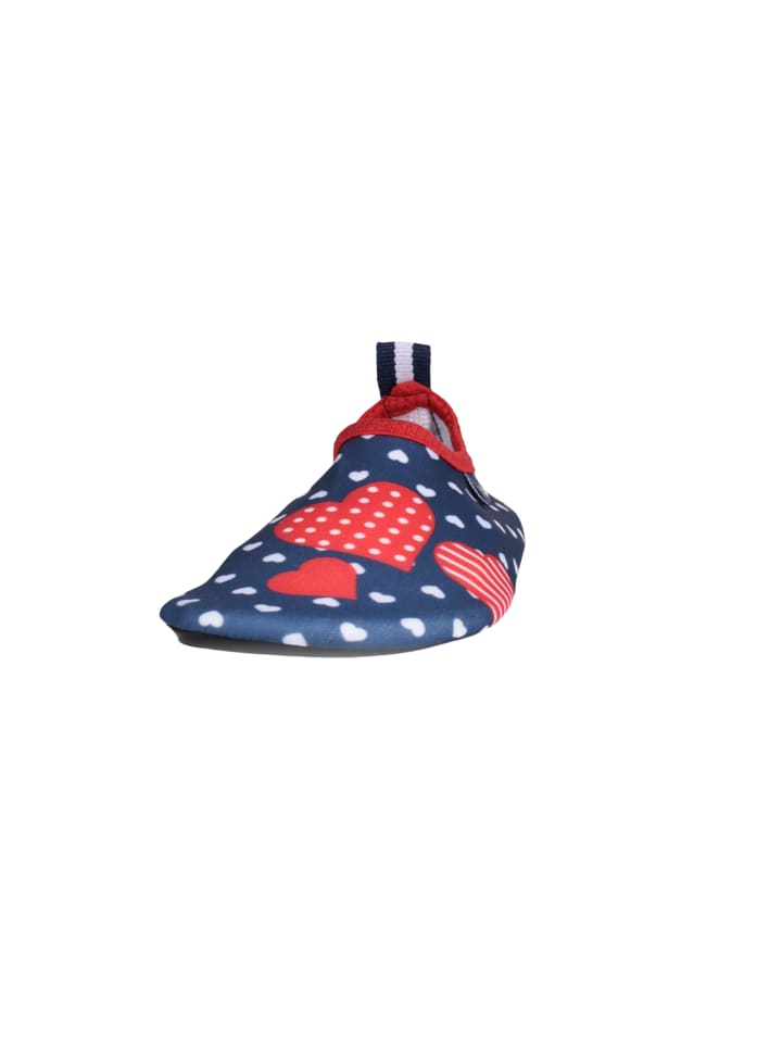 Playshoes Barfuß-Schuh Herzchen in Marine günstig kaufen