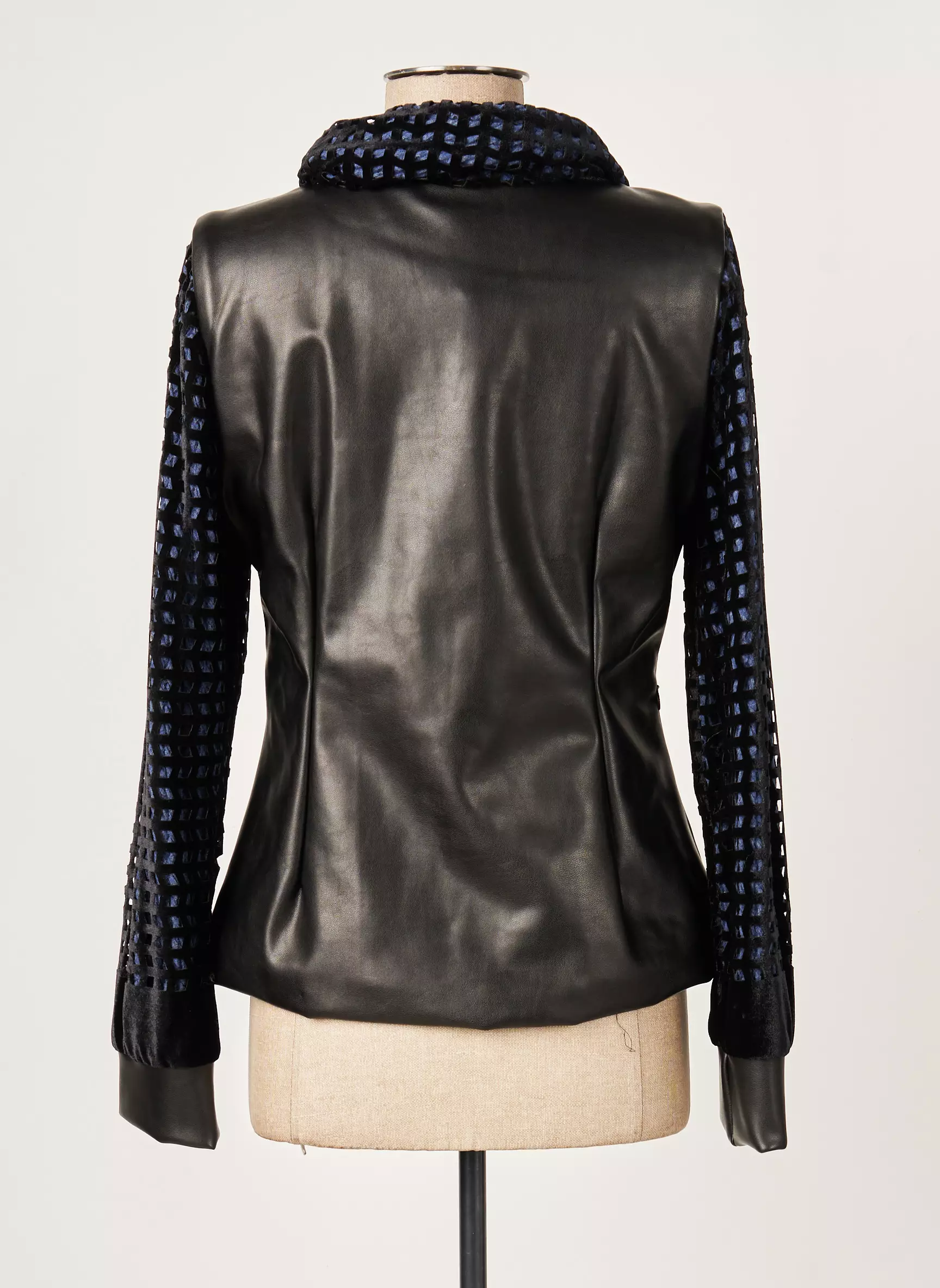Lo Les Filles Vestesimilicuir Femme couleur noir