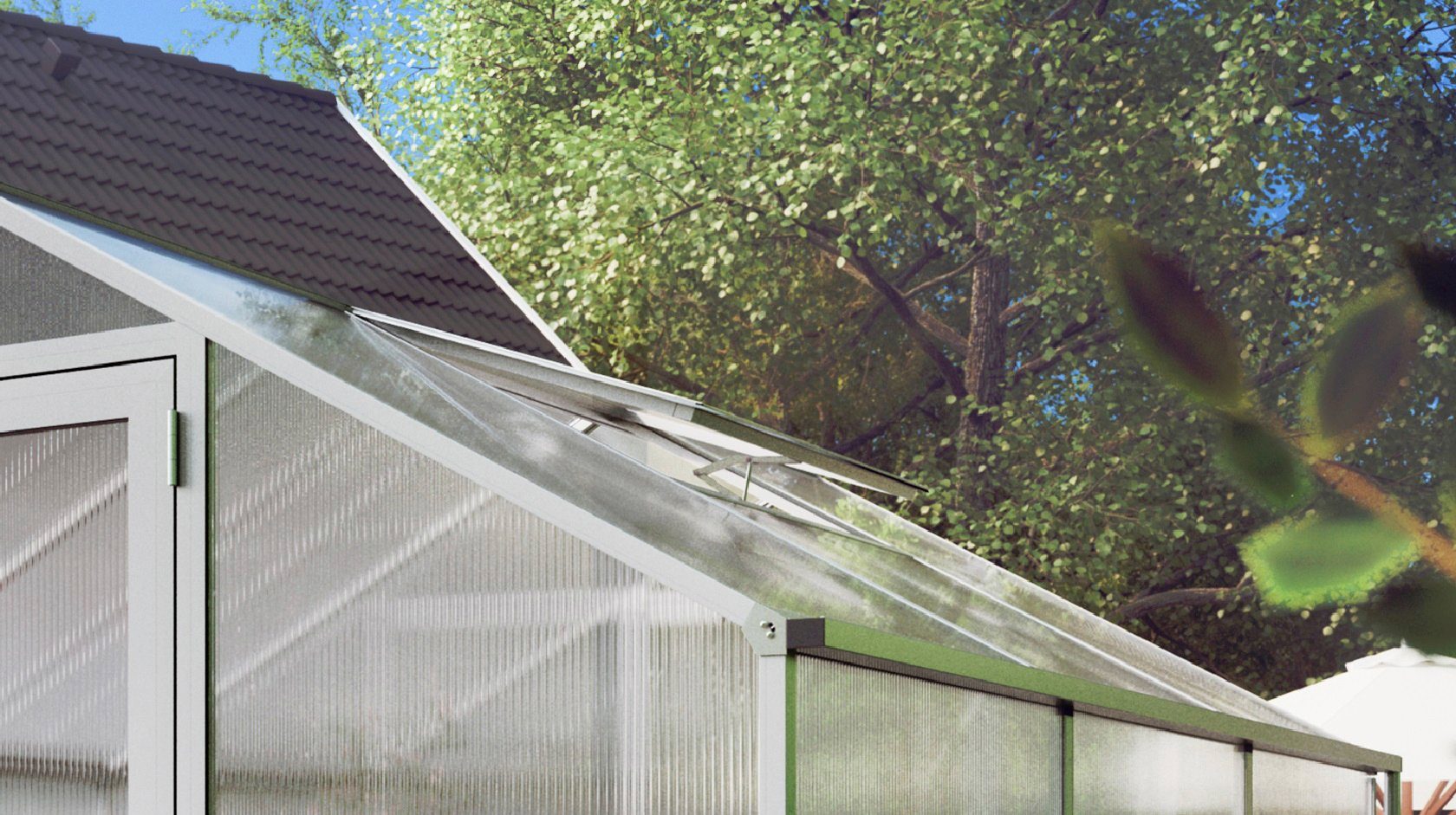KGT Dachfenster, für Gewächshaus Rose, Orchidee und Lilie, BxH: 102x62 cm