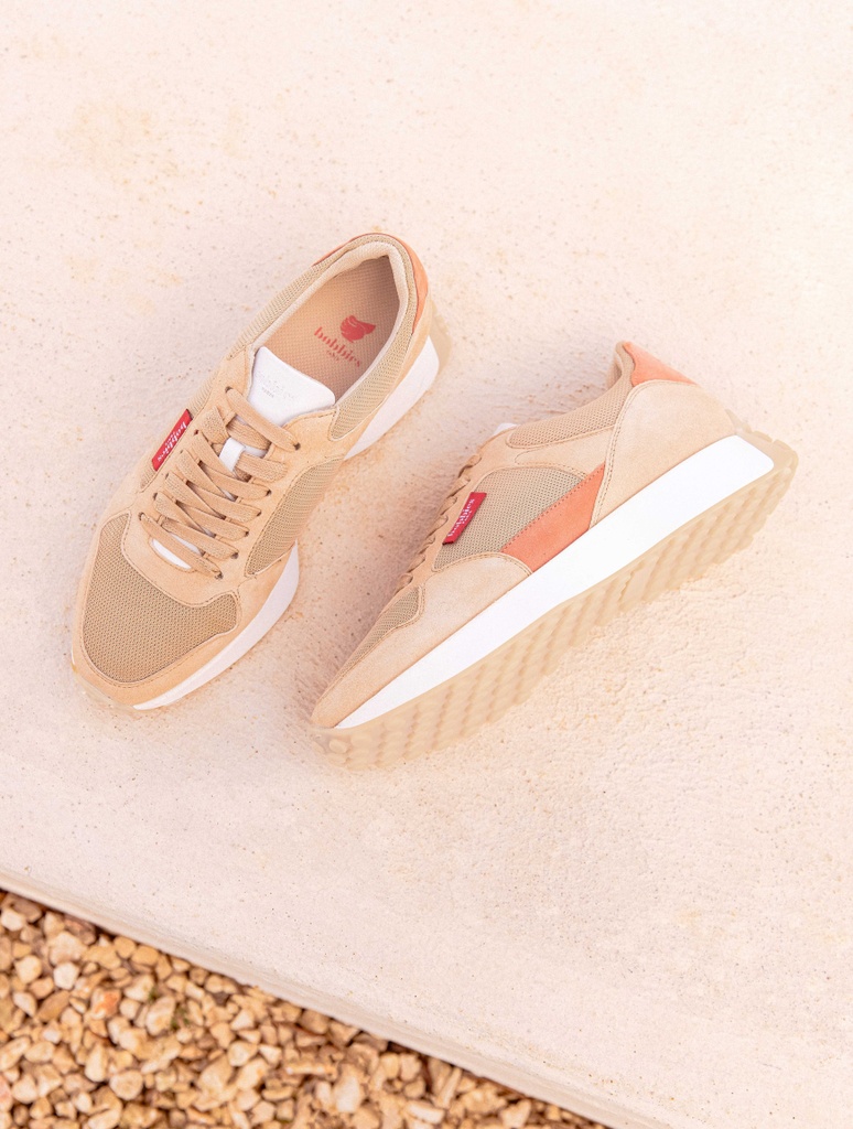 Foxie - Beige & Rose Sablé