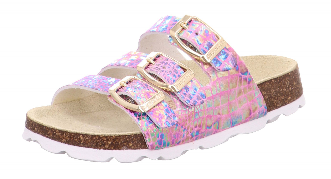 FUSSBETTPANTOFFEL - RosePantoffel mit Schnalle
