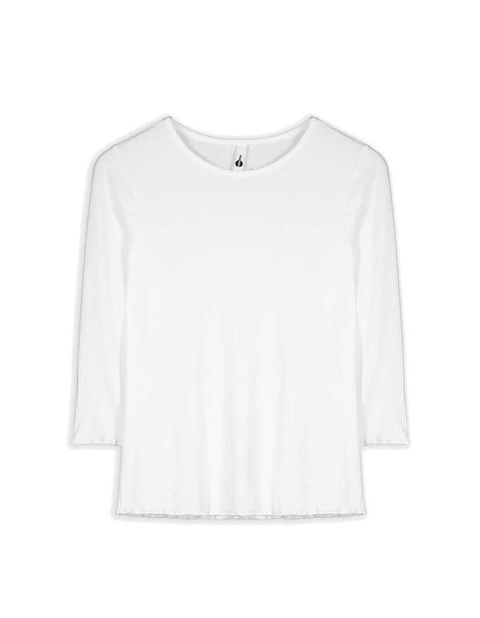 Langarmshirt - Rippenstruktur