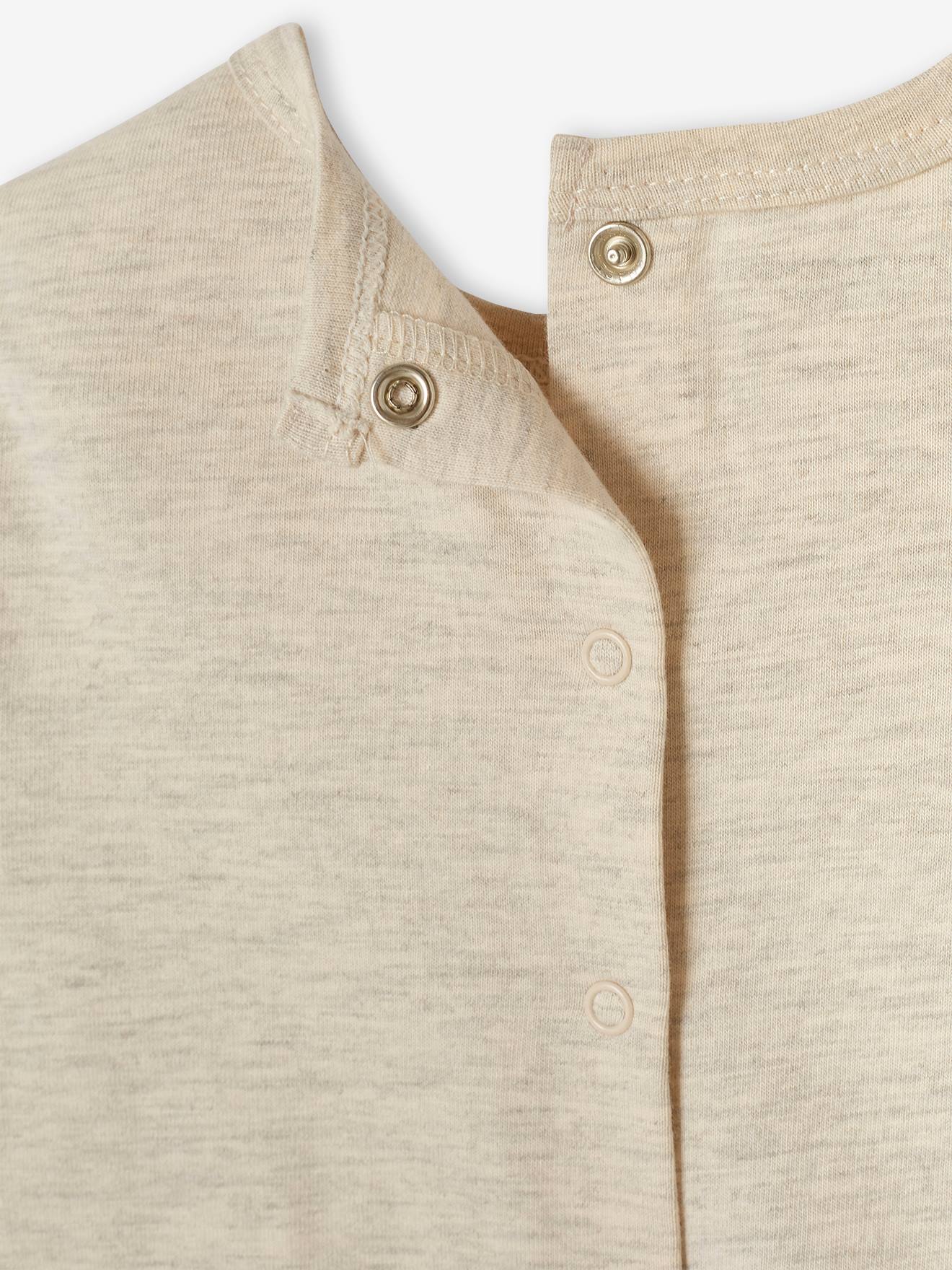 Vertbaudet 2er-Pack Jungen Baby Schlafanzüge, Jersey Oeko-Tex - senfgelb