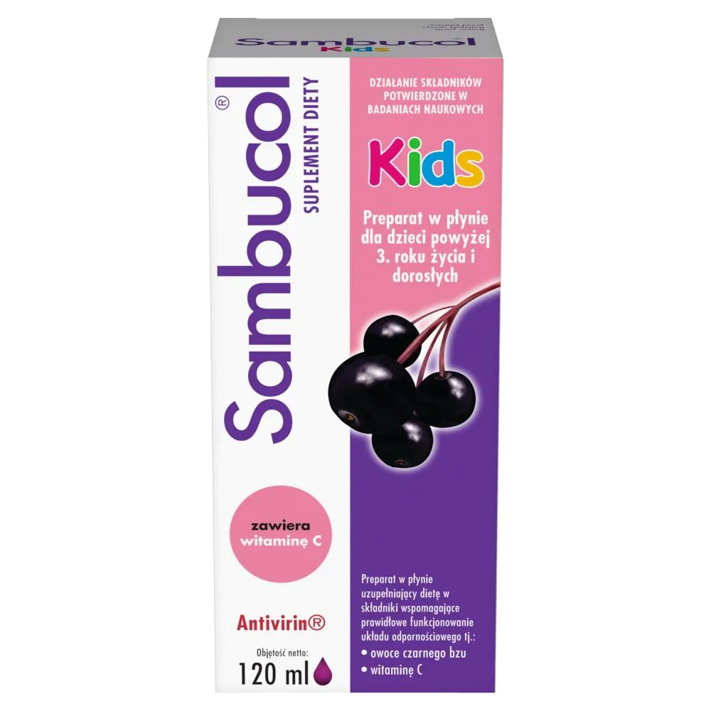 Sambucol Kids, Σιρόπι ενίσχυσης του ανοσοποιητικού συστήματος για παιδιά από 3 ετών