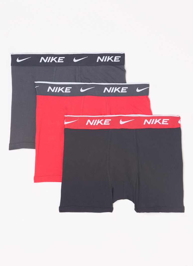 Nike Boxer Shorts with logo waistband in a 3-pack