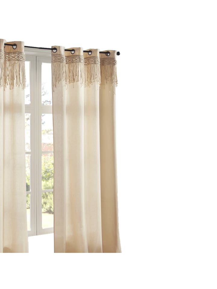 Atmosphera Créateur d'intérieur Vorhang in beige günstig kaufen onesize