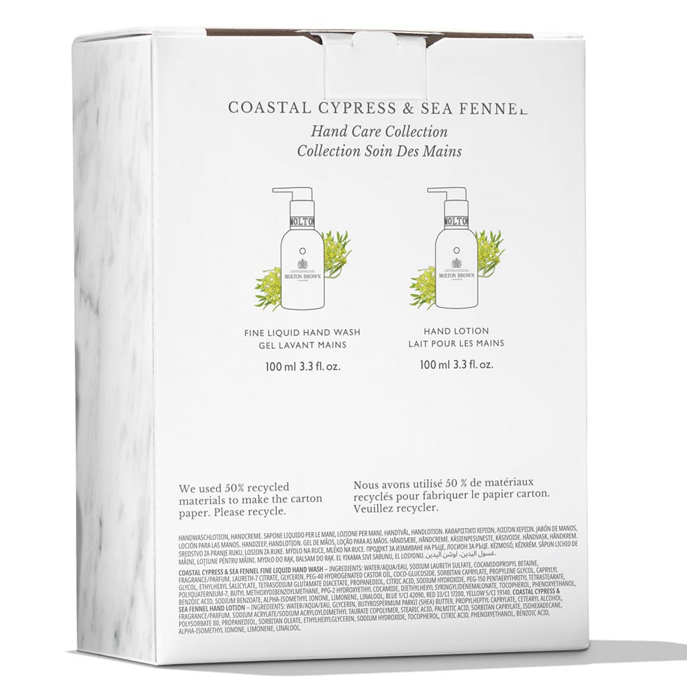 Molton Brown Coastal Cypress & Sea Fennel Hand Care Collection