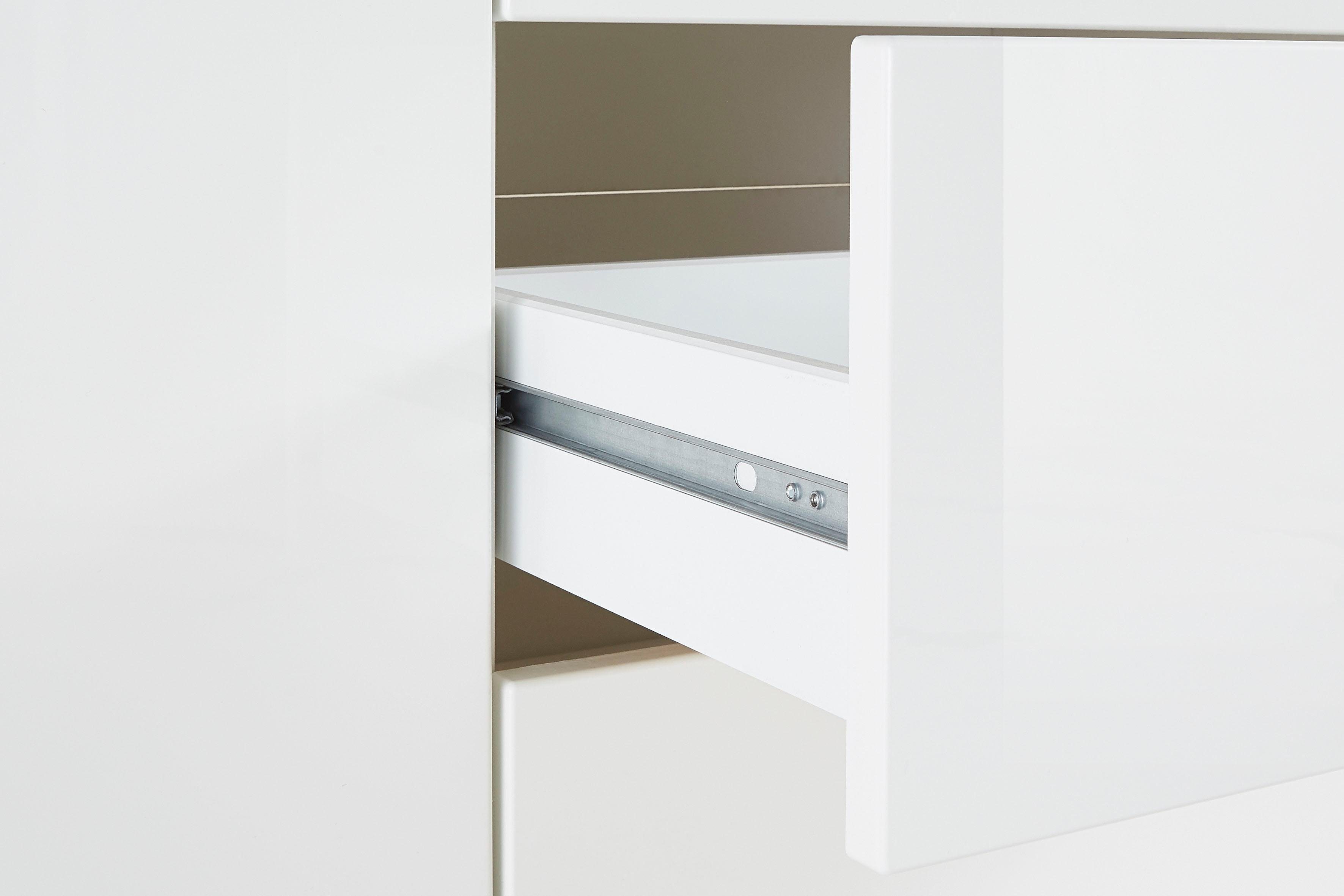 borchardt Möbel Sideboard Kapstadt, Breite 200 cm mit 3 Schubkästen