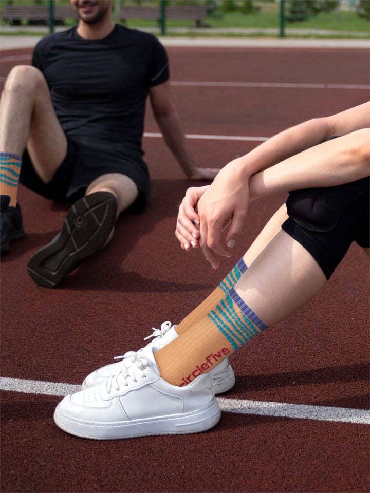 normani 4 Funktions Tennissocken mit Frotteesohle in Orange günstig kaufen