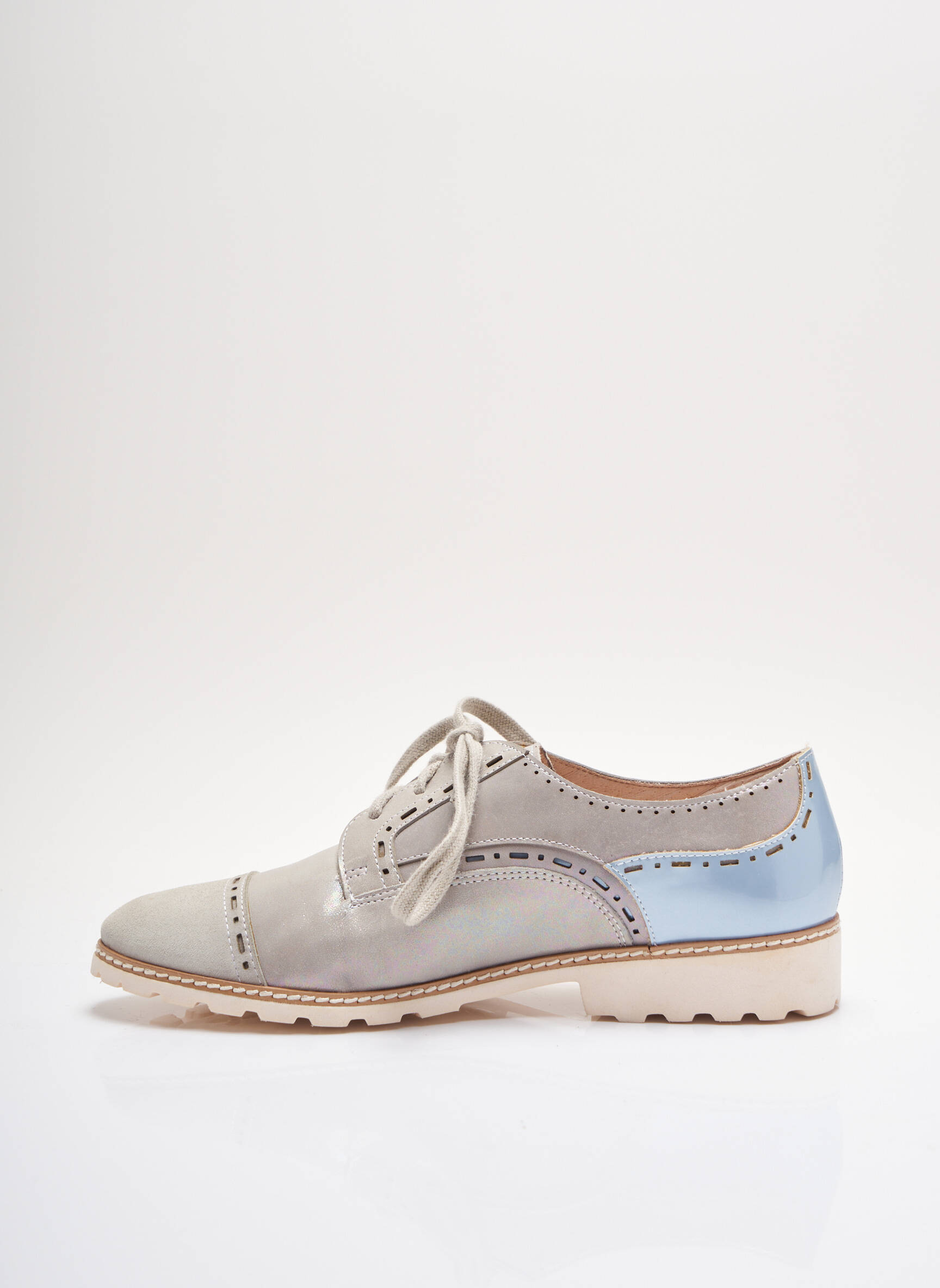 Fugitive By Francesco Rossi Derby Femme couleur gris
