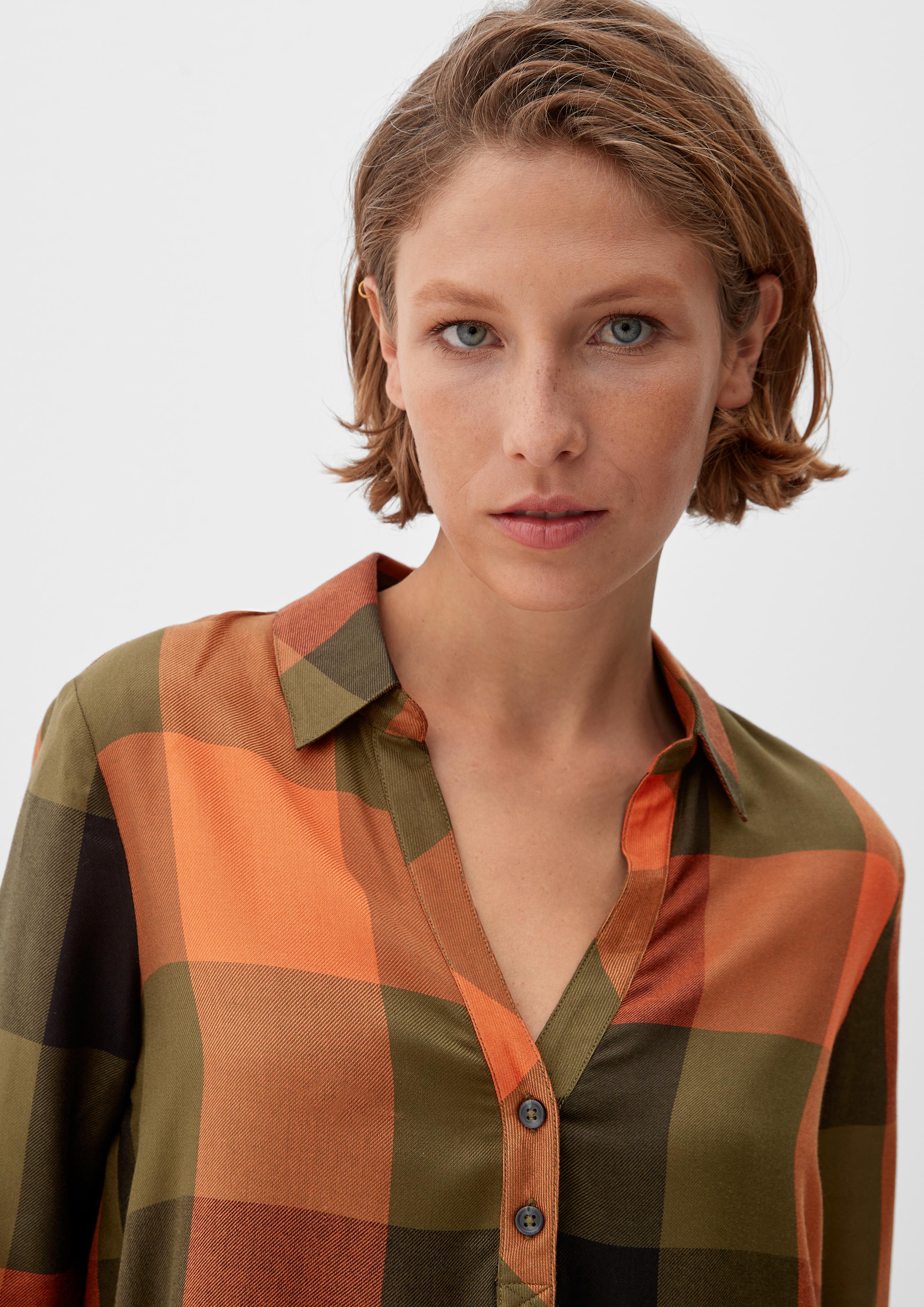 Bluse mit Karomuster  2120721-79N0