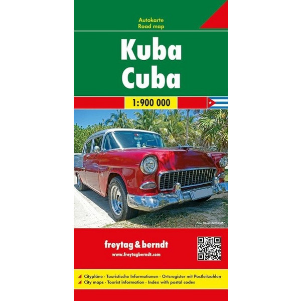 Kuba, Autokarte 1:900.000 - Straßenkarte