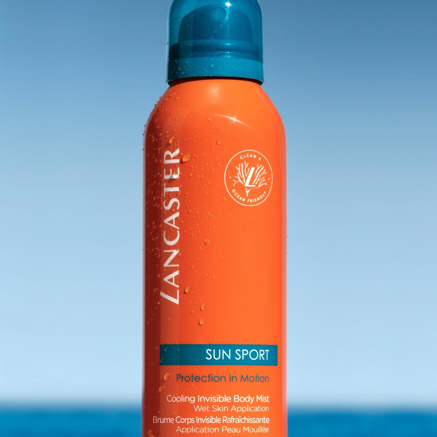 Lancaster Invisible Refreshing Mist, do stosowania na mokrą skórę, SPF50