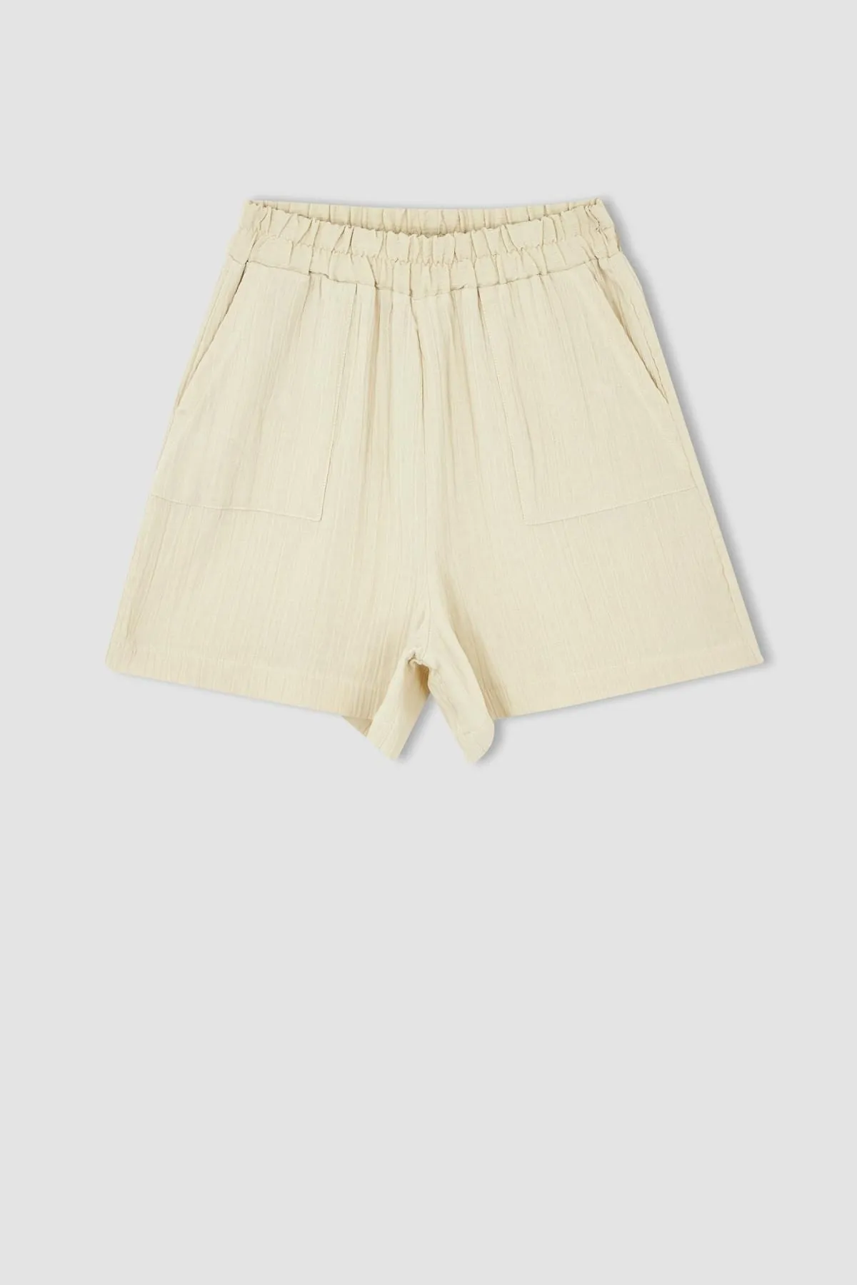 DeFacto  Regular-Fit-Shorts aus Musselin mit normaler Taille