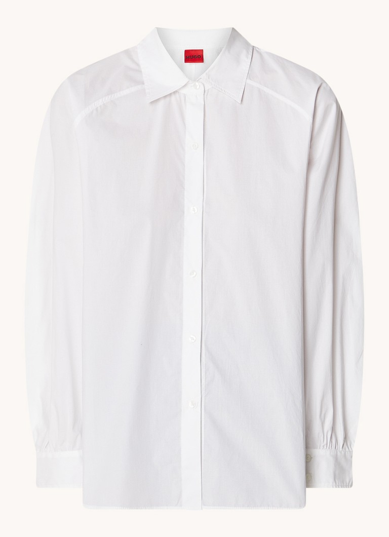 HUGO BOSS  Erinnia blouse met ballonmouw
