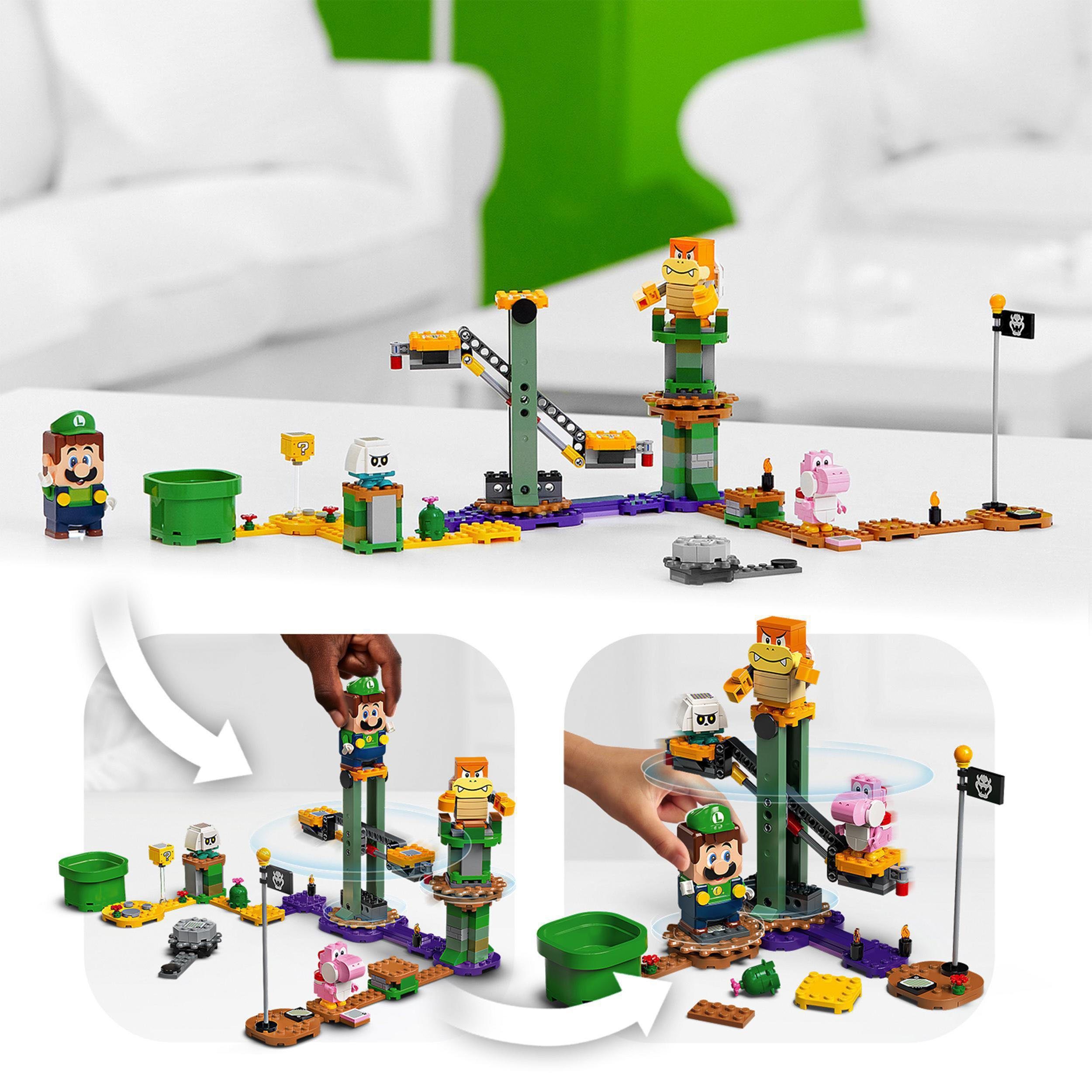 LEGO® Konstruktionsspielsteine Abenteuer mit Luigi – Starterset (71387), LEGO® Super Mario, (280 St), Made in Europe
