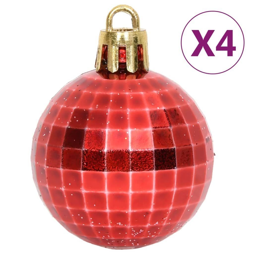 vidaXL Christbaumschmuck 64-tlg. Weihnachtskugel-Set Rot und Weiß (1-tlg)