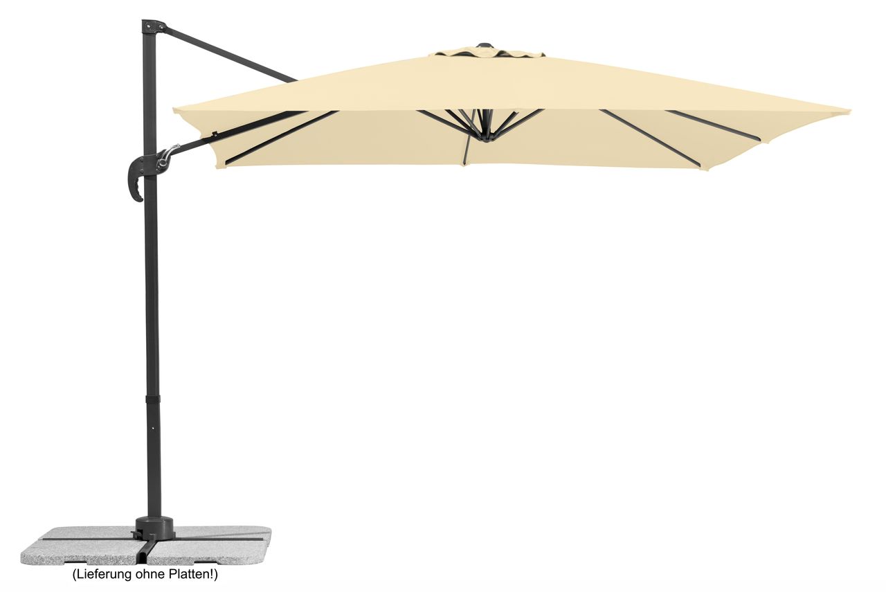 Schneider Schirme Schneider Ampelschirm RHODOS JUNIOR ca. 270 x 270 cm, natur