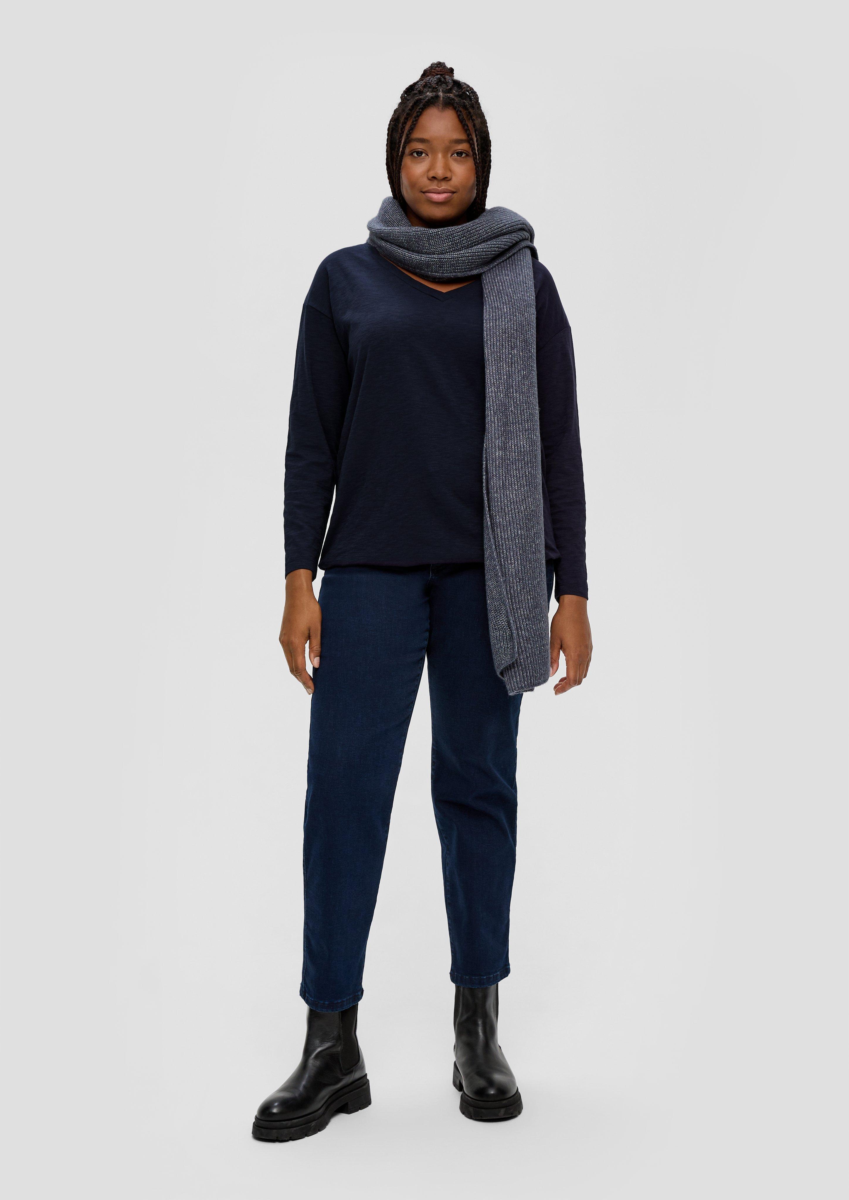 Longsleeve mit Gummizug im Saum  2135939-5959