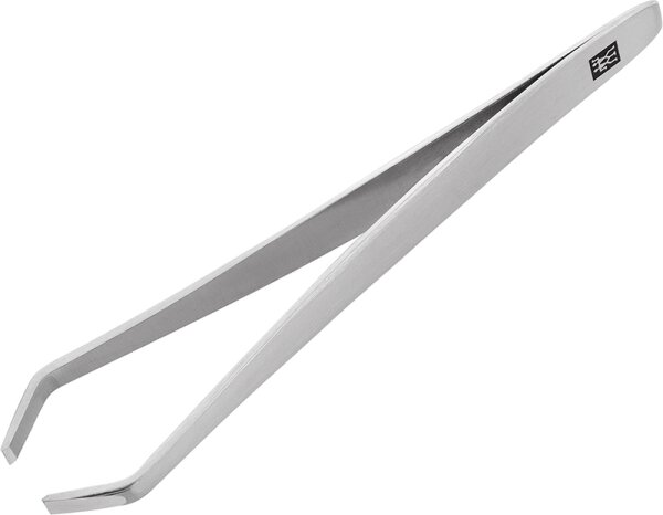 ZWILLING Beauty Premium Pinzette, abgewinkelt - silver Pinzette