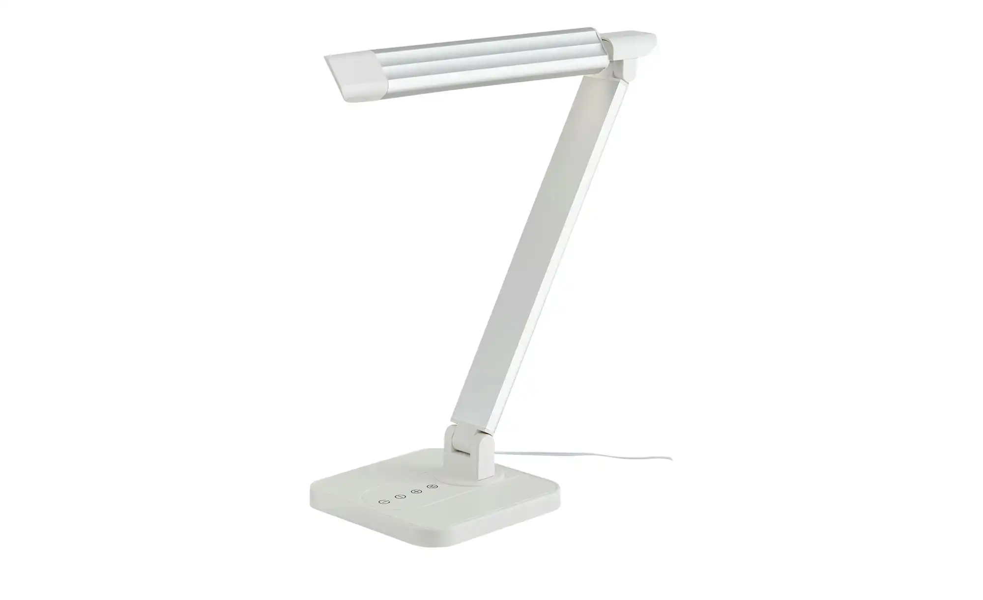 KHG LED-Tischleuchte, 1-flammig, Alu/weiß