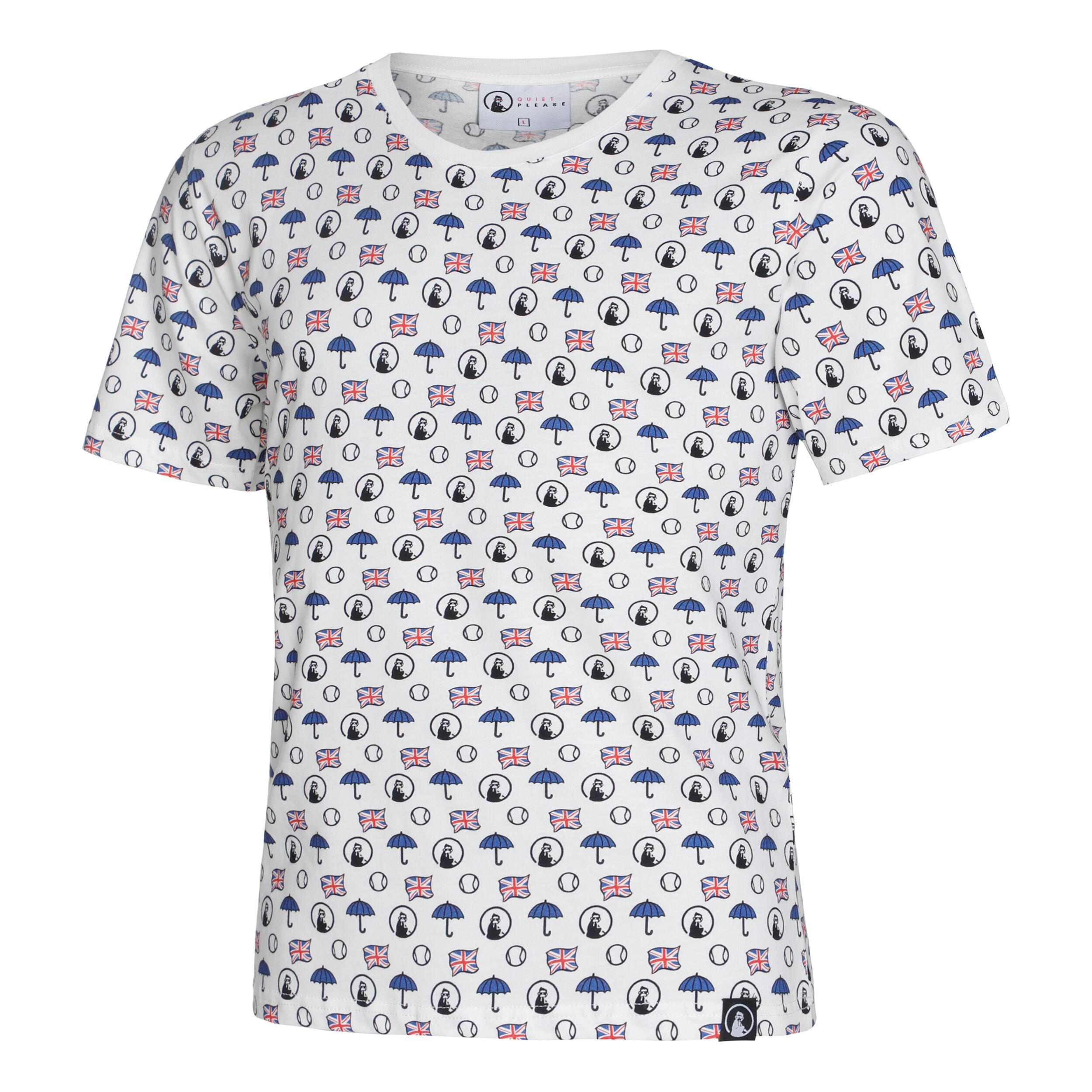 London Statement T-Shirt Herren - Weiß, Mehrfarbig