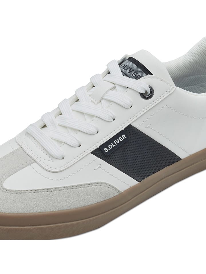 s.Oliver Sneakers in Weiß/ Schwarz günstig kaufen