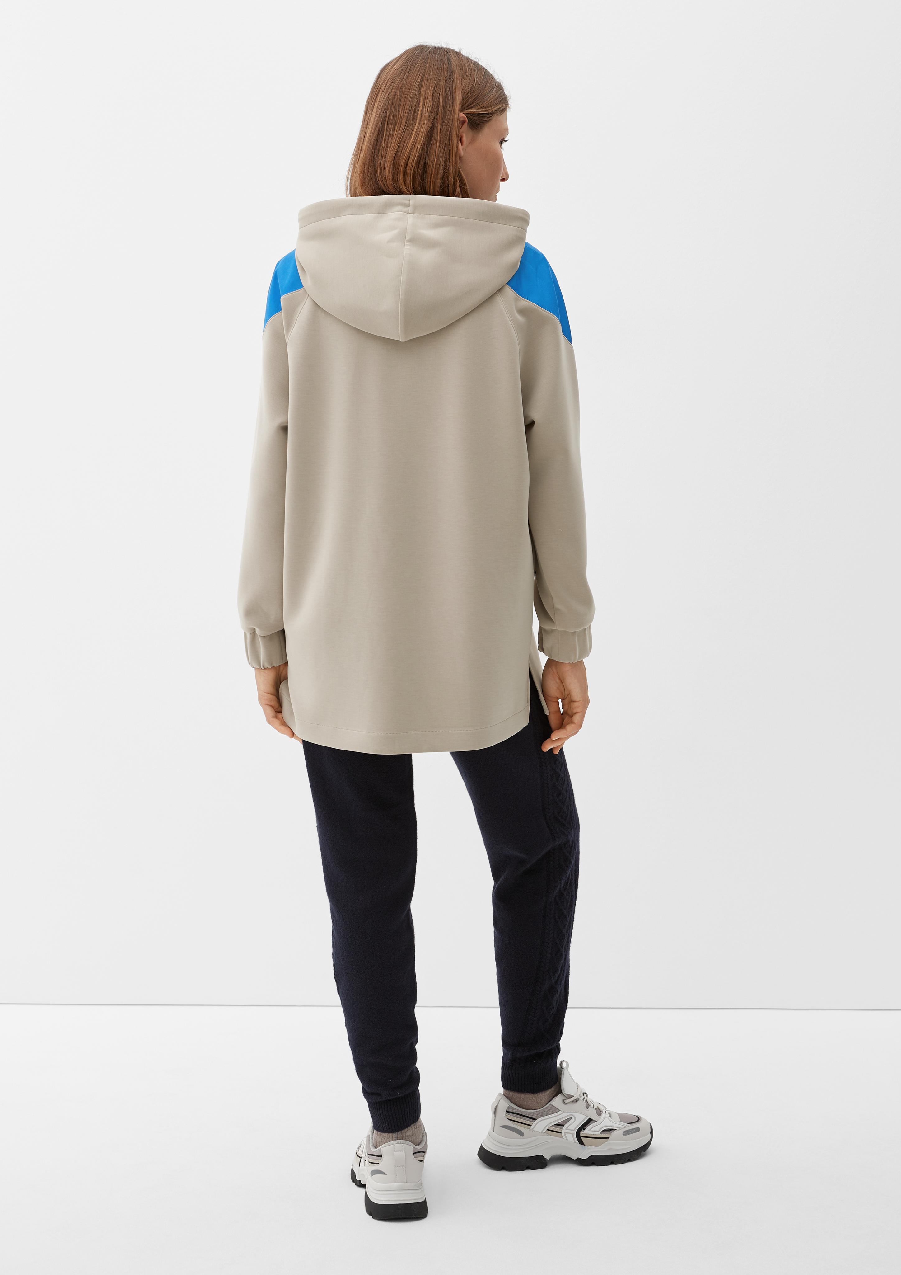 Hoodie in Colour-Blocking-Optik  2126222-8095