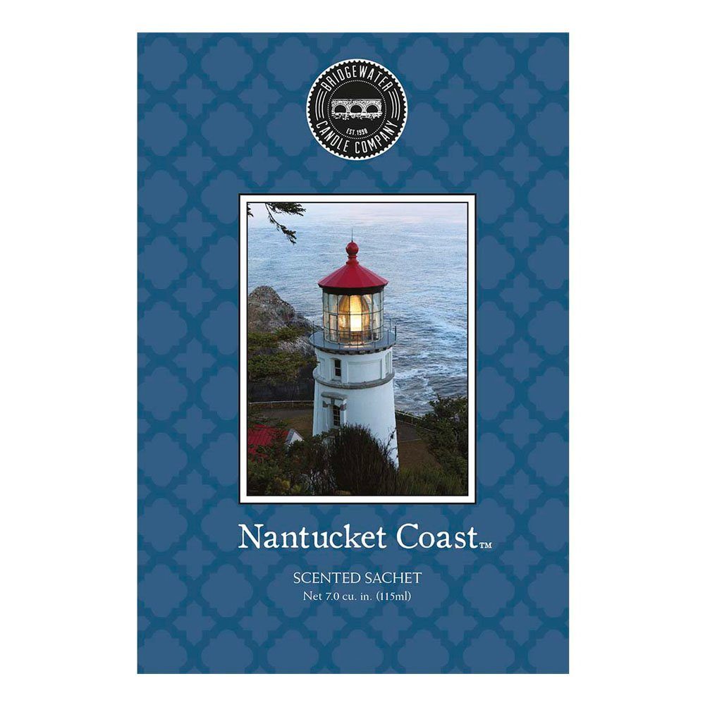 Bridgewater Candle Company Duftbeutel BRIDGEWATER Duftsachet NANTUCKET COAST blau Papiertüte frische Meeresluft