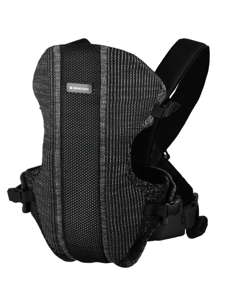 Kikkaboo Babytrage Gwen Fly Strickstoff in schwarz günstig kaufen onesize