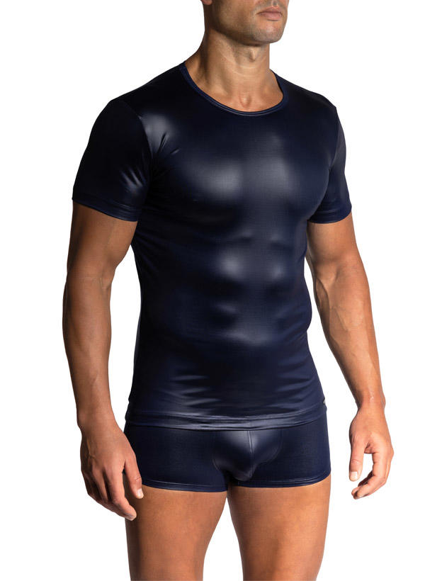 Olaf Benz, T-Shirt, RED2428, Mikrofaser-Stretch, navy