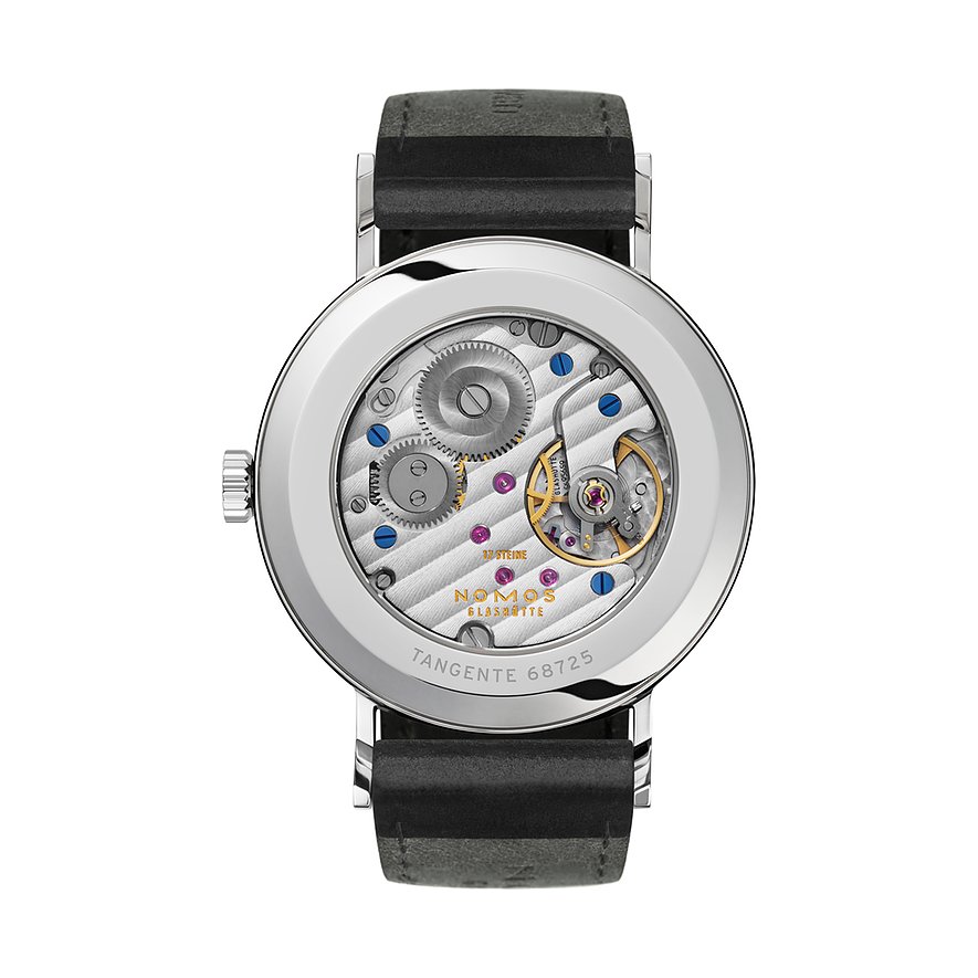 Nomos Glashütte Herrenuhr Tangente 38 Datum