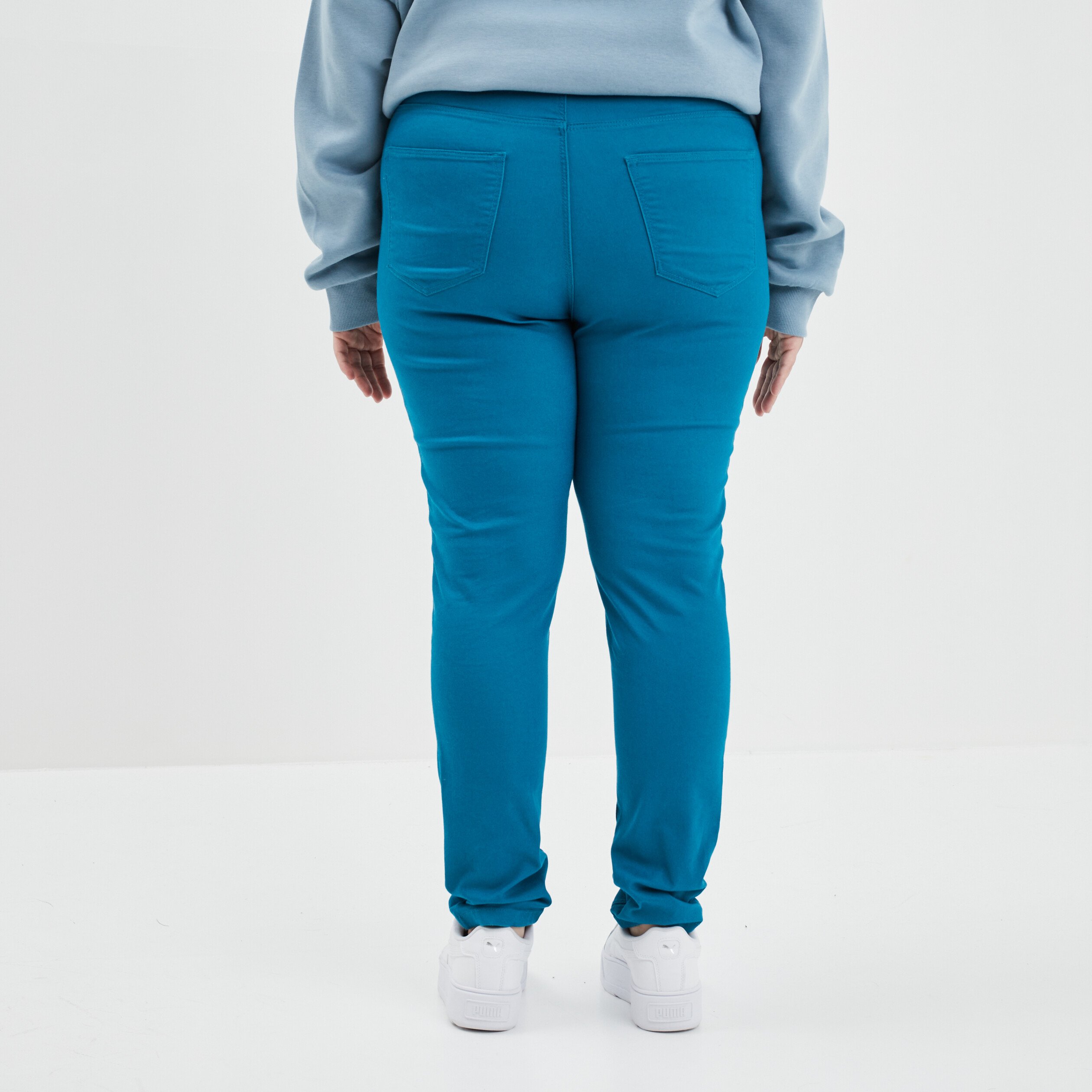 Jegging bleu canard femme grande taille | La Halle