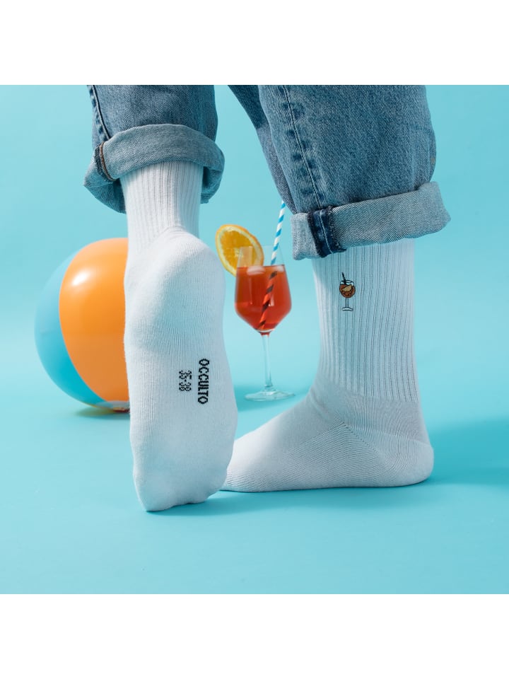 Occulto 3er Pack Motiv Tennissocken Robin in Sprizz günstig kaufen