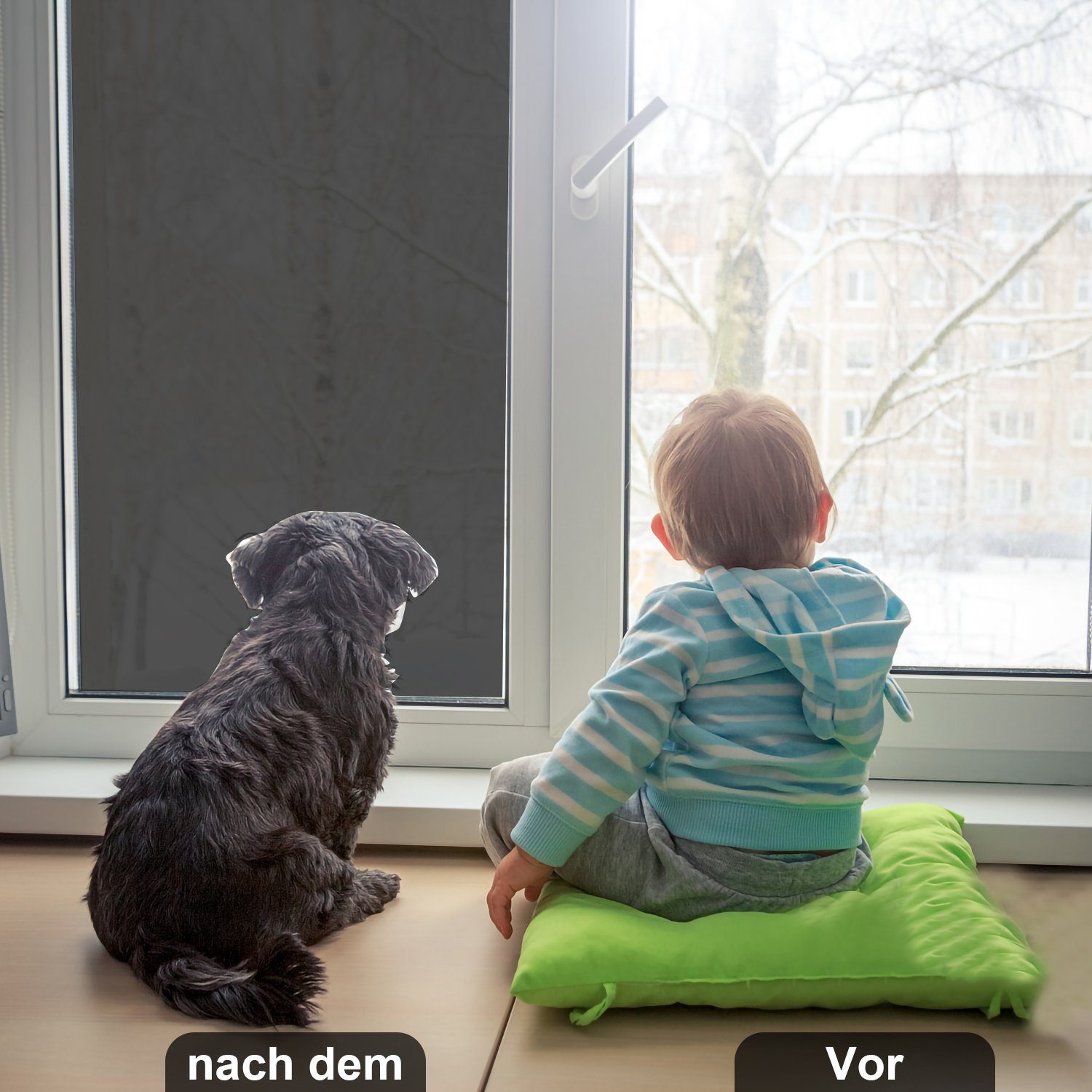 Fensterfolie Sichtschutzfolie Fensterfolie Tönungsfolie Statische, Clanmacy