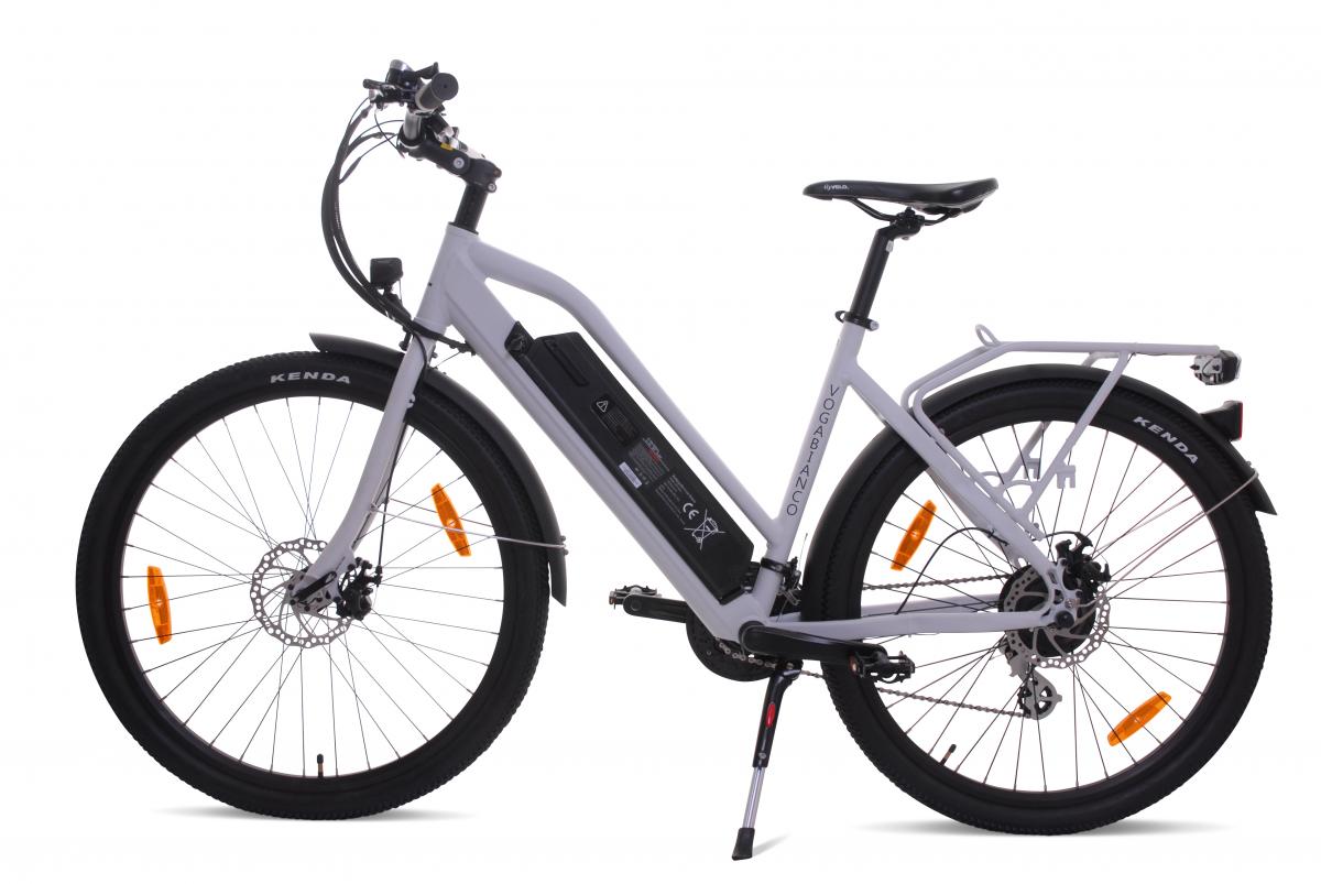 LLobe Voga Bianco Alu Elektro Trekking- Bike 27,5 Zoll 21 Gang Shimano-Altus-Kettenschaltung