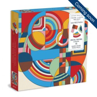 Frank Lloyd Wright Hoffman House Rug Puzzle with Shaped Pieces (500 Teile)