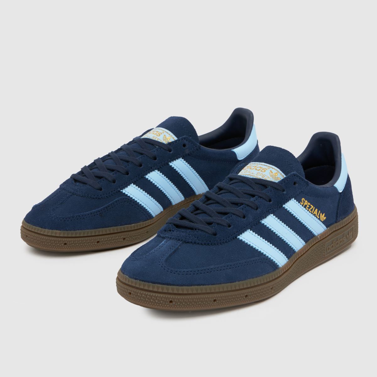adidas sötétkék és fekete kézilabda spezial fiú ifjúsági cipők