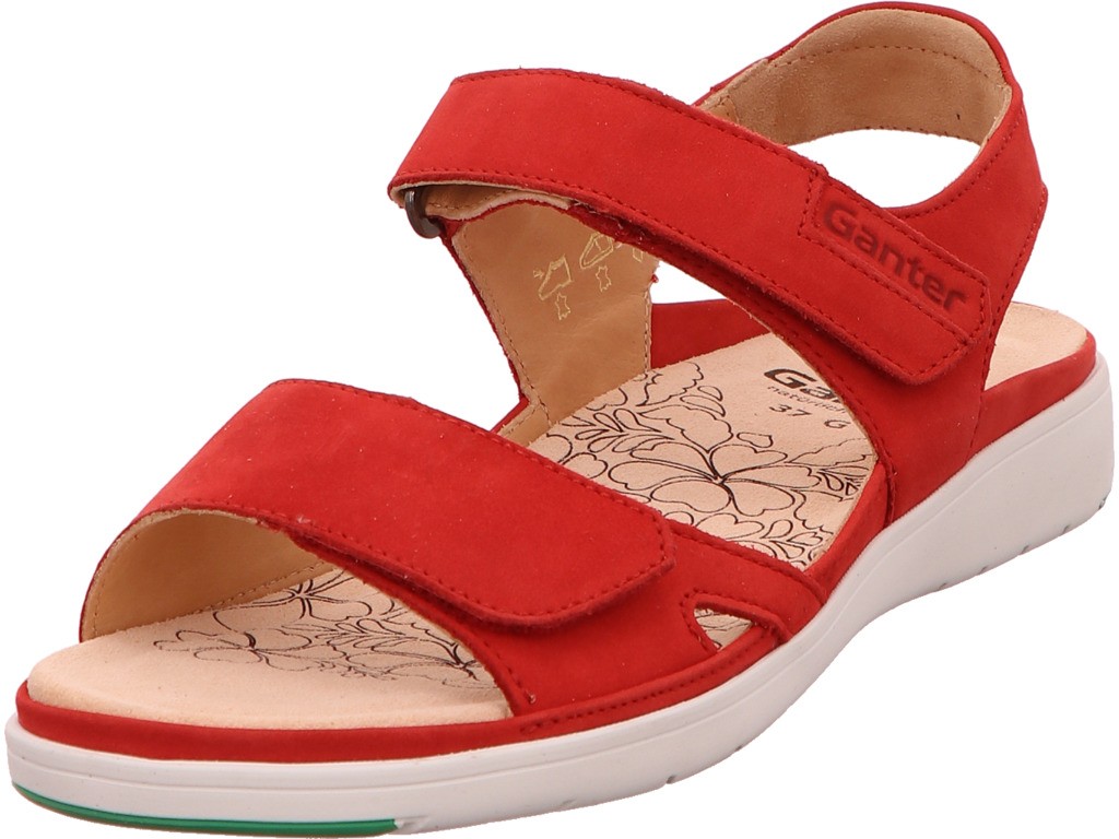 GANTER Komfort Sandalen rot
