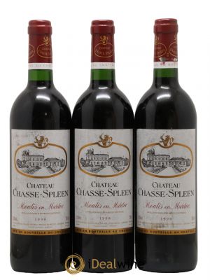 Château Chasse Spleen  1998 - Lot de 3 Bouteilles