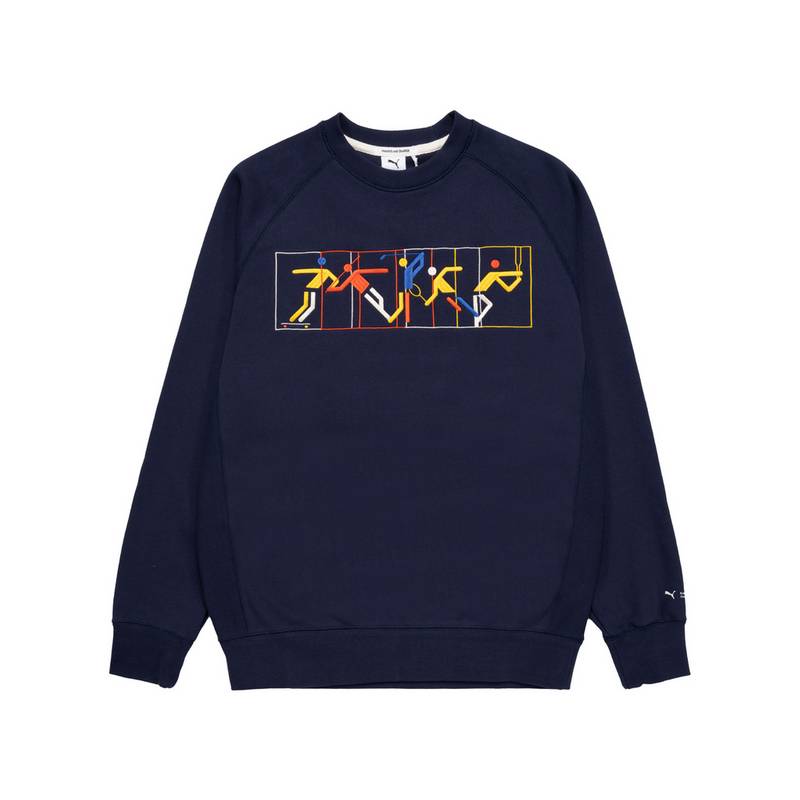 PUMA MMQ HEROES Graphic Crew Sweatshirt Sweatshirt Herren