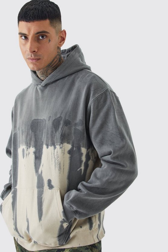 Tall Oversize Hoodie mit Print