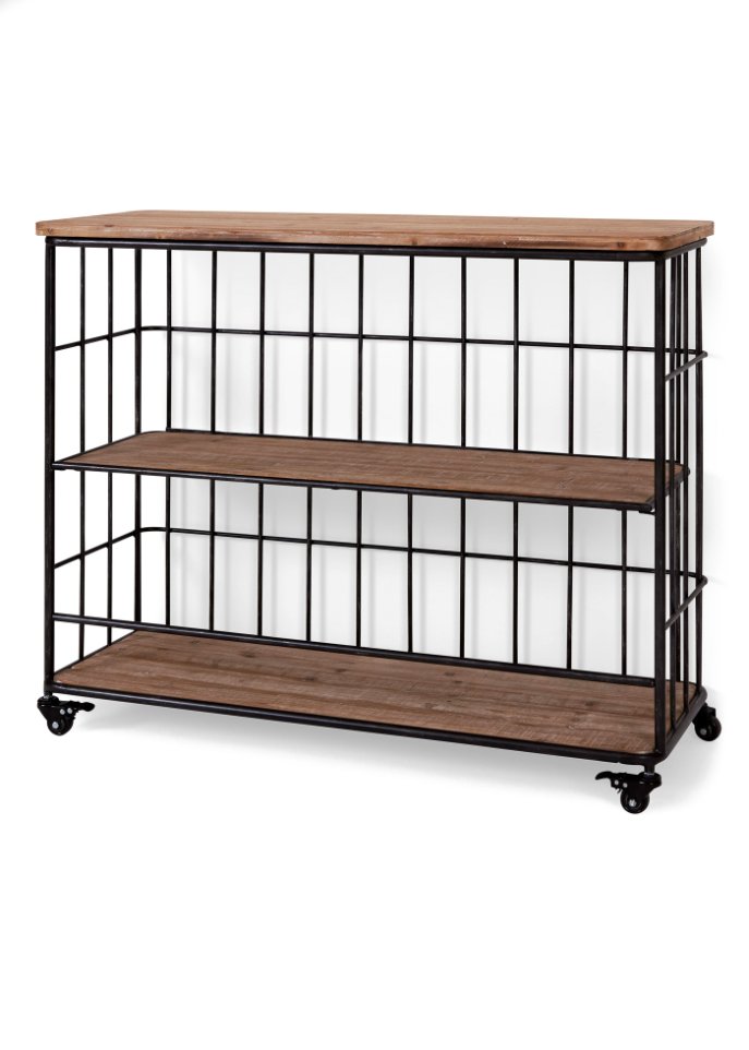 Regal auf Rollen