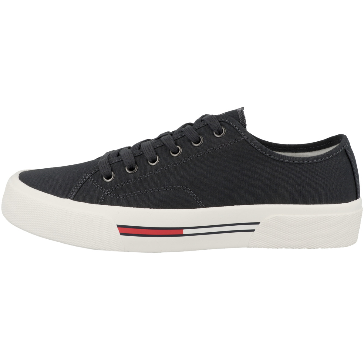 Tommy Hilfiger Tommy Jeans Lace Up Canvas Color Sneaker Low dunkelblau