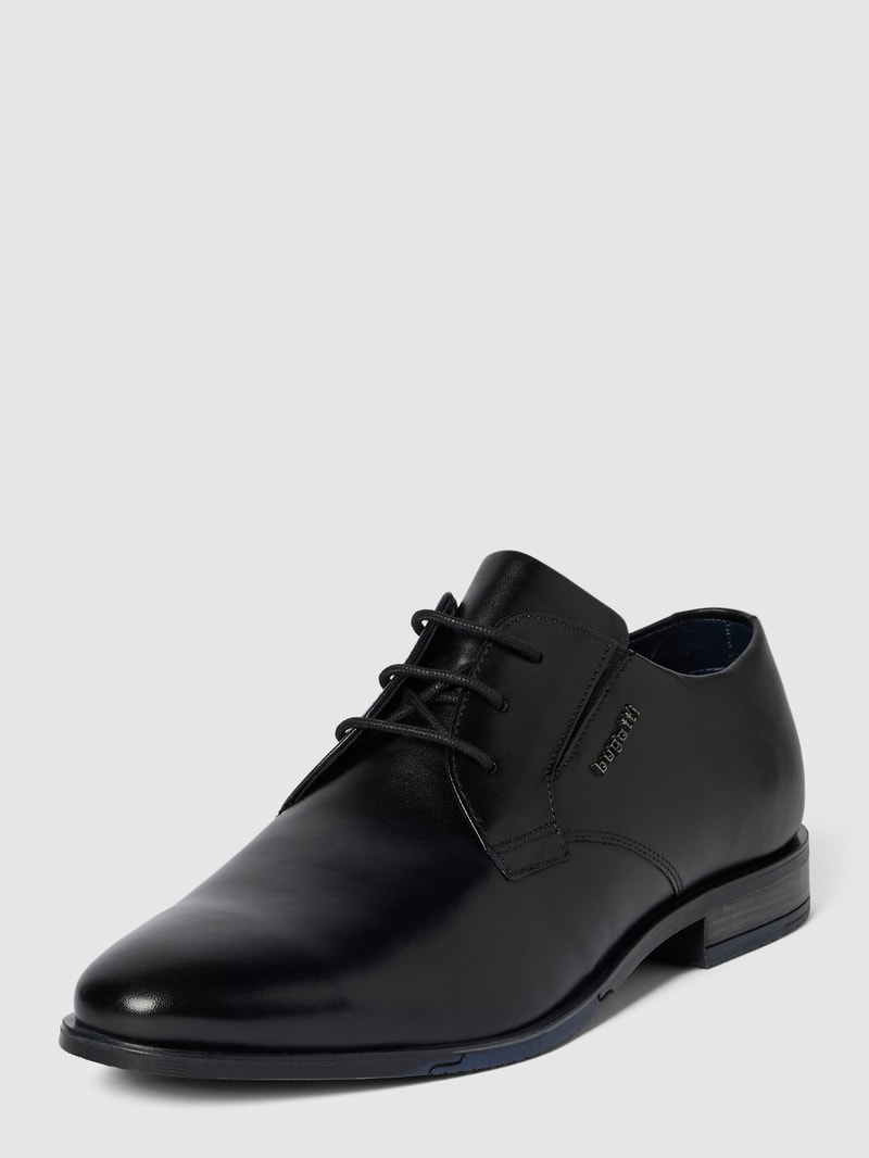 Derby-Schuhe aus Leder Modell 'GAPO' in schwarz