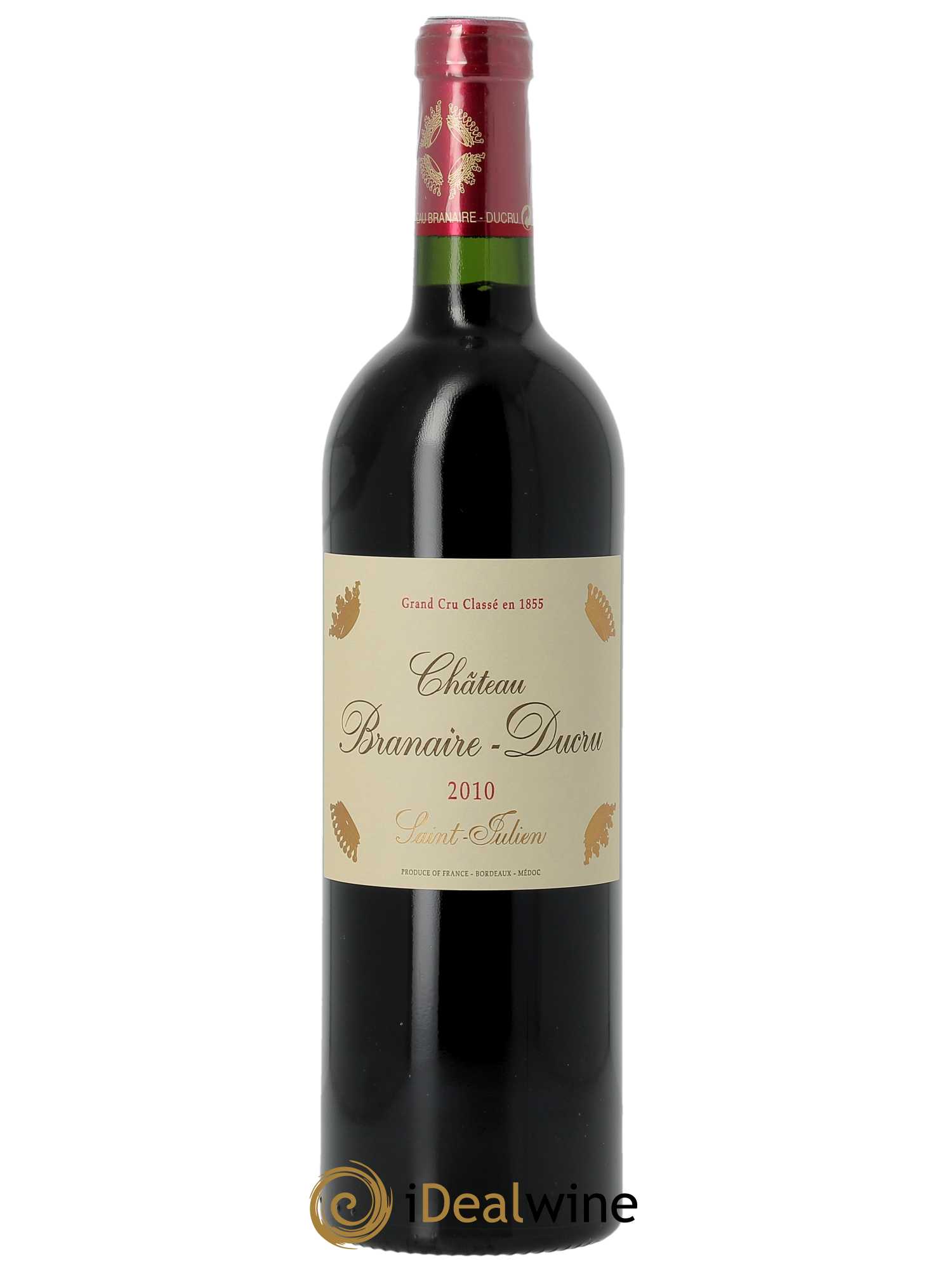 Château Branaire Ducru 4ème Grand Cru Classé (CBO à partir de 6 bts) 2010 - Lot de 1 Bouteille