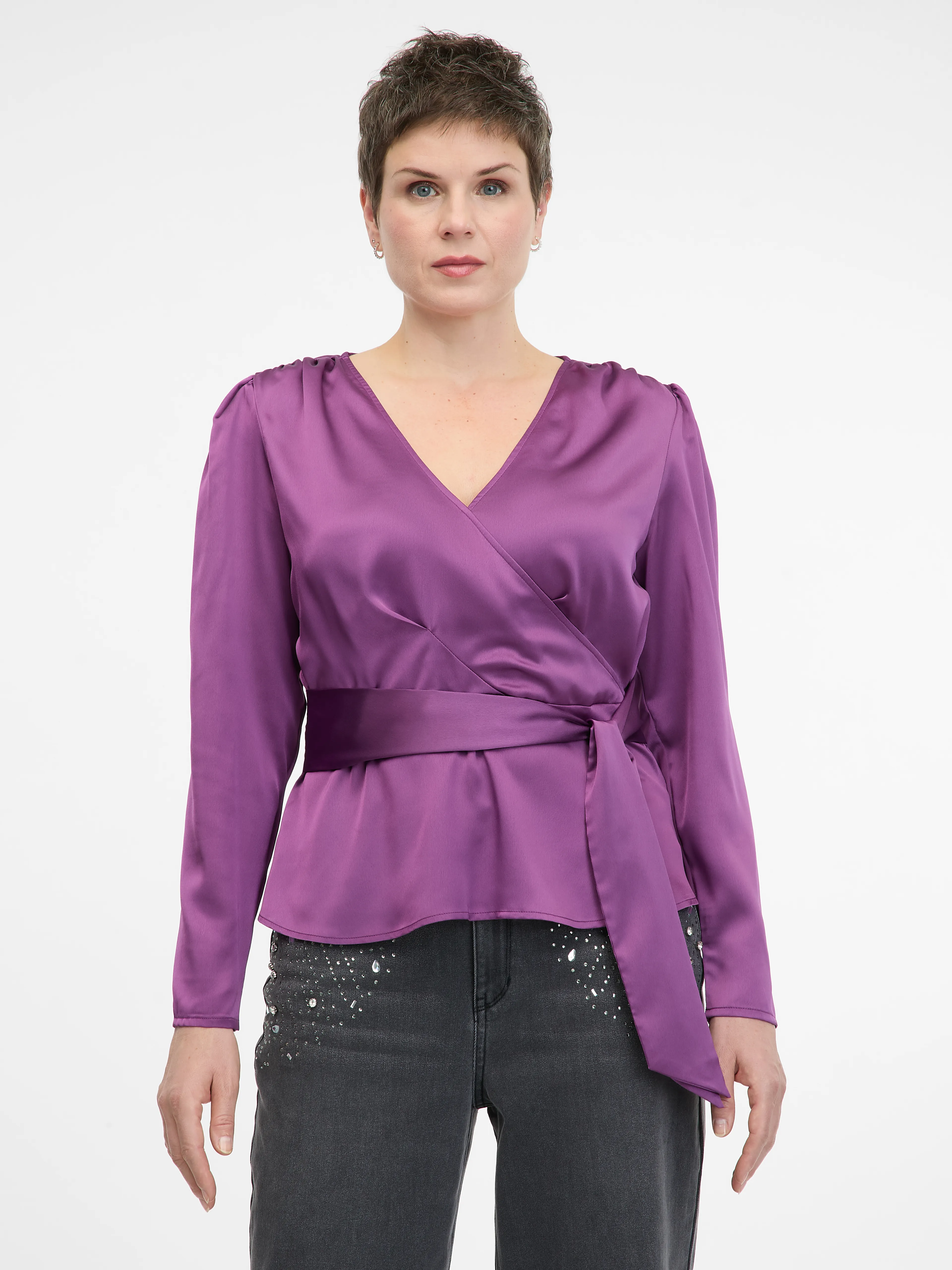 Violette Damenbluse ORSAY