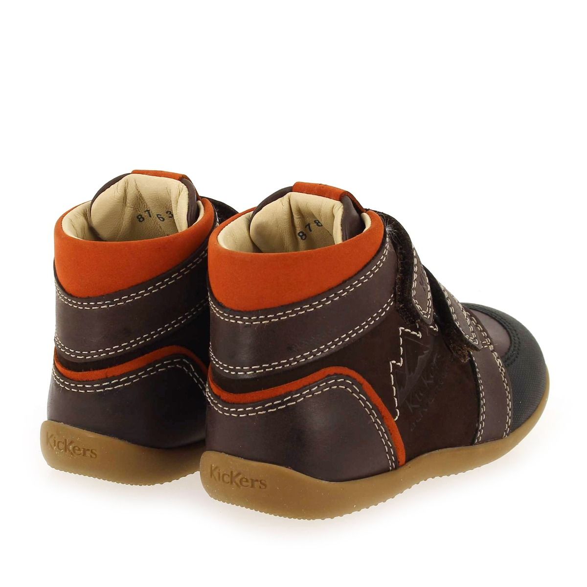 Kickers  BIKRO MOUNTAIN - Marron Orange